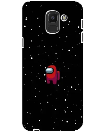 Чехол для Samsung Galaxy J6 2018 (J600F) с картинкой «Красный Among Us»