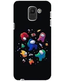 Чехол для Samsung Galaxy J6 2018 (J600F) с картинкой «Among Us космос»