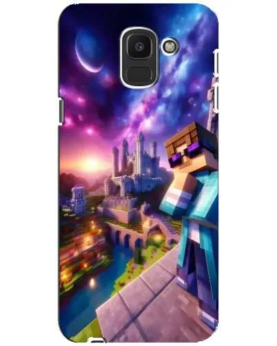 Чехол для Samsung Galaxy J6 2018 (J600F) с картинкой «Стив и космос»