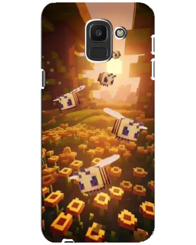 Чехол для Samsung Galaxy J6 2018 (J600F) с картинкой «Поле подсолнухов»