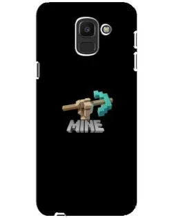 Чехол для Samsung Galaxy J6 2018 (J600F) с картинкой «Алмазная кирка»