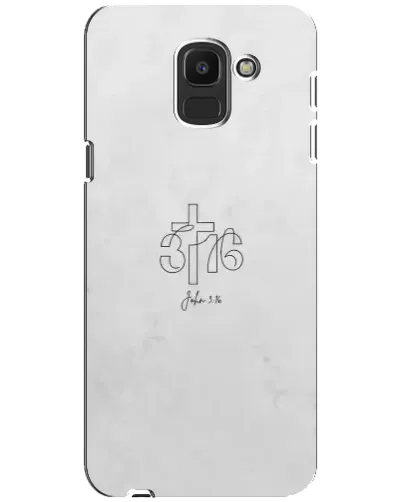 Чохол для Samsung Galaxy J6 2018 (J600F) з картинкою «Івана 3:16 Хрест» Чохол для Samsung Galaxy J6 2018 (J600F) з картинкою «Івана 3:16 Хрест»