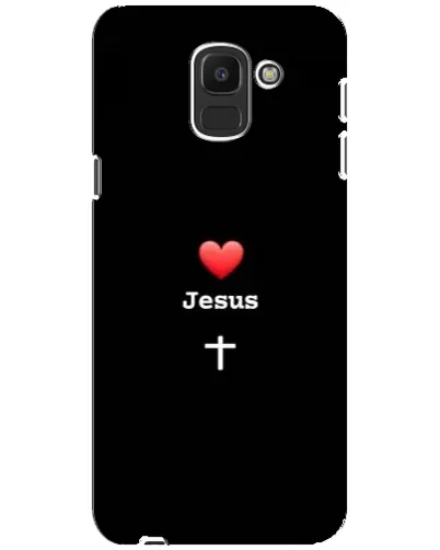 Чохол для Samsung Galaxy J6 2018 (J600F) з картинкою «Серце - Jesus» Чохол для Samsung Galaxy J6 2018 (J600F) з картинкою «Серце - Jesus»