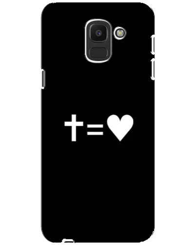 Чохол для Samsung Galaxy J6 2018 (J600F) з картинкою «Хрест та Серце» Чохол для Samsung Galaxy J6 2018 (J600F) з картинкою «Хрест та Серце»