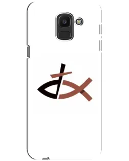 Чохол для Samsung Galaxy J6 2018 (J600F) з картинкою «Риба та хрест»