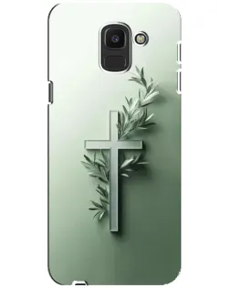 Чехол для Samsung Galaxy J6 2018 (J600F) с картинкой «Оливковая ветвь»