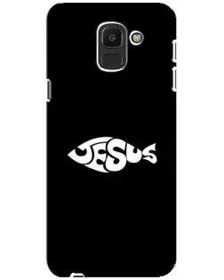 Чехол для Samsung Galaxy J6 2018 (J600F) с картинкой «Рыба Jesus»