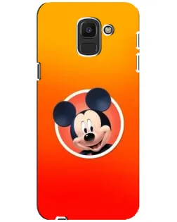 Чехол для Samsung Galaxy J6 2018 (J600F) с картинкой «Mickey в круге»