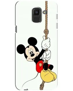 Чохол для Samsung Galaxy J6 2018 (J600F) з картинкою «Mickey на канаті»