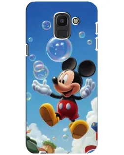 Чохол для Samsung Galaxy J6 2018 (J600F) з картинкою «Mickey та мильні бульбашки» Чохол для Samsung Galaxy J6 2018 (J600F) з картинкою «Mickey та мильні бульбашки»
