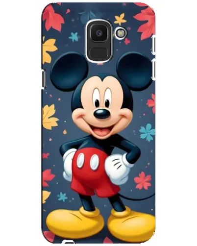 Чехол для Samsung Galaxy J6 2018 (J600F) с картинкой «Осенний Mickey Mouse»