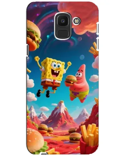 Чохол для Samsung Galaxy J6 2018 (J600F) з картинкою «Космічний фастфуд» Чохол для Samsung Galaxy J6 2018 (J600F) з картинкою «Космічний фастфуд»