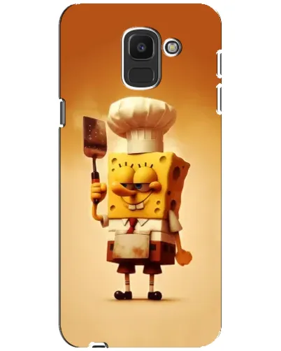 Чохол для Samsung Galaxy J6 2018 (J600F) з картинкою «Губка Боб кухар» Чохол для Samsung Galaxy J6 2018 (J600F) з картинкою «Губка Боб кухар»