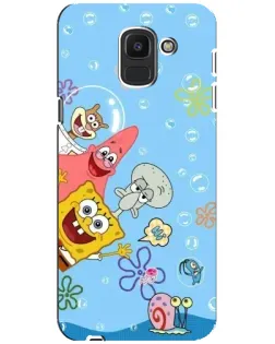 Чохол для Samsung Galaxy J6 2018 (J600F) з картинкою «Веселі бульбашки»