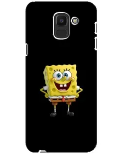 Чохол для Samsung Galaxy J6 2018 (J600F) з картинкою «Класичний Губка Боб»
