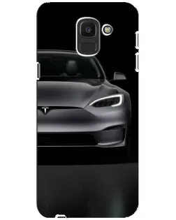 Чохол для Samsung Galaxy J6 2018 (J600F) з картинкою «Tesla Model S Look»