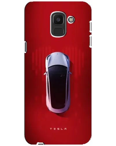 Чехол для Samsung Galaxy J6 2018 (J600F) с картинкой «Tesla Top View»