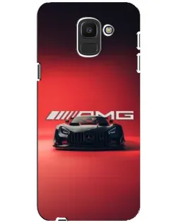 Чохол для Samsung Galaxy J6 2018 (J600F) з картинкою «Mercedes AMG — червона лінія»