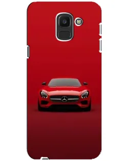Чохол для Samsung Galaxy J6 2018 (J600F) з картинкою «Червоний Mercedes AMG»