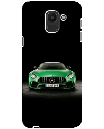 Чохол для Samsung Galaxy J6 2018 (J600F) з картинкою «Mercedes — неоновий лого»