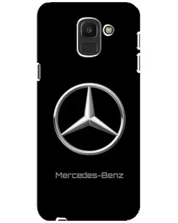 Чохол для Samsung Galaxy J6 2018 (J600F) з картинкою «Mercedes Silver Logo»