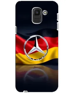 Чохол для Samsung Galaxy J6 2018 (J600F) з картинкою «Mercedes — прапор Німеччини»