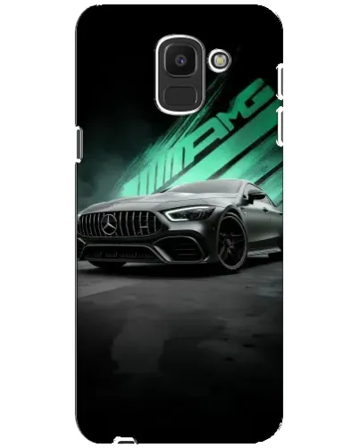 Чохол для Samsung Galaxy J6 2018 (J600F) з картинкою «Темний Mercedes AMG»