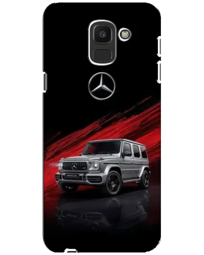 Чохол для Samsung Galaxy J6 2018 (J600F) з картинкою «Mercedes G-Class червоний»