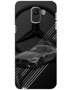 Чохол для Samsung Galaxy J6 2018 (J600F) з картинкою «Mercedes AMG — графіка»