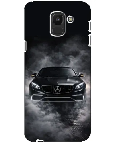 Чохол для Samsung Galaxy J6 2018 (J600F) з картинкою «Mercedes у диму»