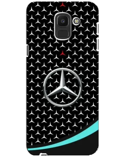 Чохол для Samsung Galaxy J6 2018 (J600F) з картинкою «Mercedes — бірюзовий акцент»