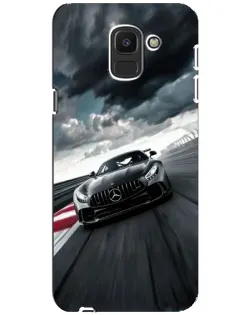 Чохол для Samsung Galaxy J6 2018 (J600F) з картинкою «Гоночний Mercedes AMG»