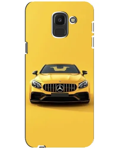 Чохол для Samsung Galaxy J6 2018 (J600F) з картинкою «Жовтий Mercedes GT»