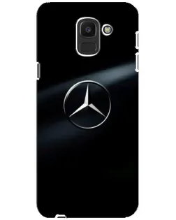 Чохол для Samsung Galaxy J6 2018 (J600F) з картинкою «Mercedes на металі»