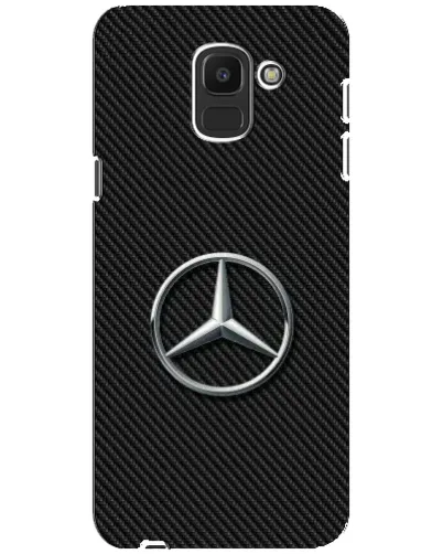 Чохол для Samsung Galaxy J6 2018 (J600F) з картинкою «Карбоновий Mercedes стиль»