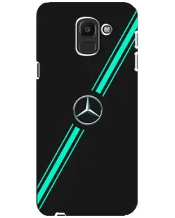 Чохол для Samsung Galaxy J6 2018 (J600F) з картинкою «Спортивні лінії Mercedes»