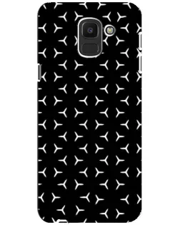 Чохол для Samsung Galaxy J6 2018 (J600F) з картинкою «Mercedes паттерн зірок»