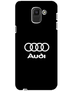 Чохол для Samsung Galaxy J6 2018 (J600F) з картинкою «Класичне лого Audi» Чохол для Samsung Galaxy J6 2018 (J600F) з картинкою «Класичне лого Audi»