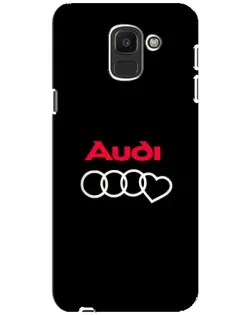 Чохол для Samsung Galaxy J6 2018 (J600F) з картинкою «Логотип Audi Heart» Чохол для Samsung Galaxy J6 2018 (J600F) з картинкою «Логотип Audi Heart»