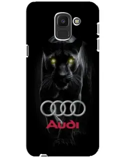 Чохол для Samsung Galaxy J6 2018 (J600F) з картинкою «Пантера та Audi»