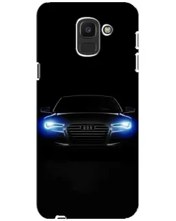 Чохол для Samsung Galaxy J6 2018 (J600F) з картинкою «Audi в неоні»