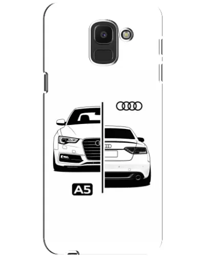Чохол для Samsung Galaxy J6 2018 (J600F) з картинкою «Audi — контрастний дизайн» Чохол для Samsung Galaxy J6 2018 (J600F) з картинкою «Audi — контрастний дизайн»