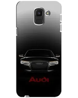 Чохол для Samsung Galaxy J6 2018 (J600F) з картинкою «Audi — градієнтний контур»