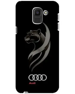 Чохол для Samsung Galaxy J6 2018 (J600F) з картинкою «Графіка — пантера та Audi»