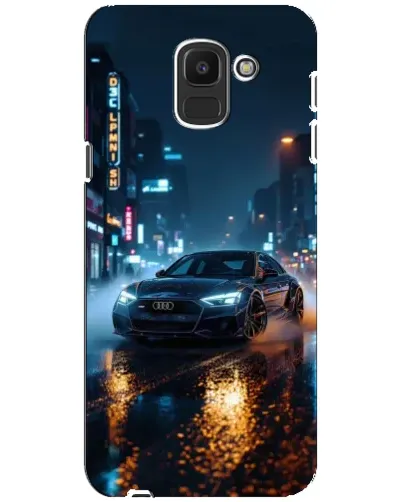 Чохол для Samsung Galaxy J6 2018 (J600F) з картинкою «Нічне місто та Audi» Чохол для Samsung Galaxy J6 2018 (J600F) з картинкою «Нічне місто та Audi»
