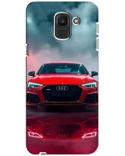 Чохол для Samsung Galaxy J6 2018 (J600F) з картинкою «Audi RS — червоний стиль»