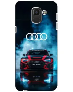 Чохол для Samsung Galaxy J6 2018 (J600F) з картинкою «Audi Sport — неон»