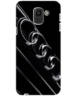 Чохол для Samsung Galaxy J6 2018 (J600F) з картинкою «Audi — абстрактні кільця»