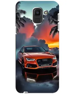 Чохол для Samsung Galaxy J6 2018 (J600F) з картинкою «Audi — захід сонця»