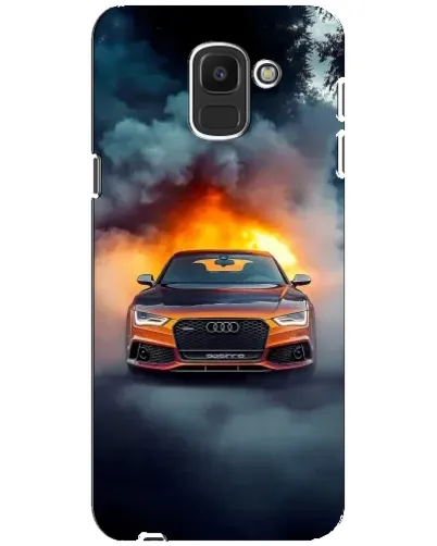 Чохол для Samsung Galaxy J6 2018 (J600F) з картинкою «Audi у вогняному диму» Чохол для Samsung Galaxy J6 2018 (J600F) з картинкою «Audi у вогняному диму»
